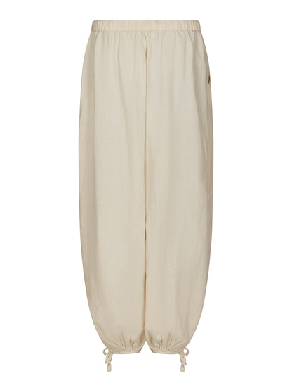 Roxane Balloon Linen Pants - Sand