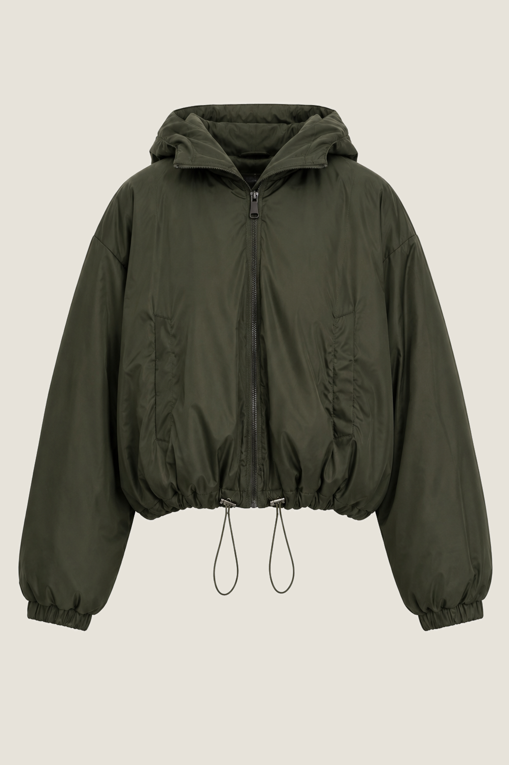 Robyn Nylon Jacket - Army Green