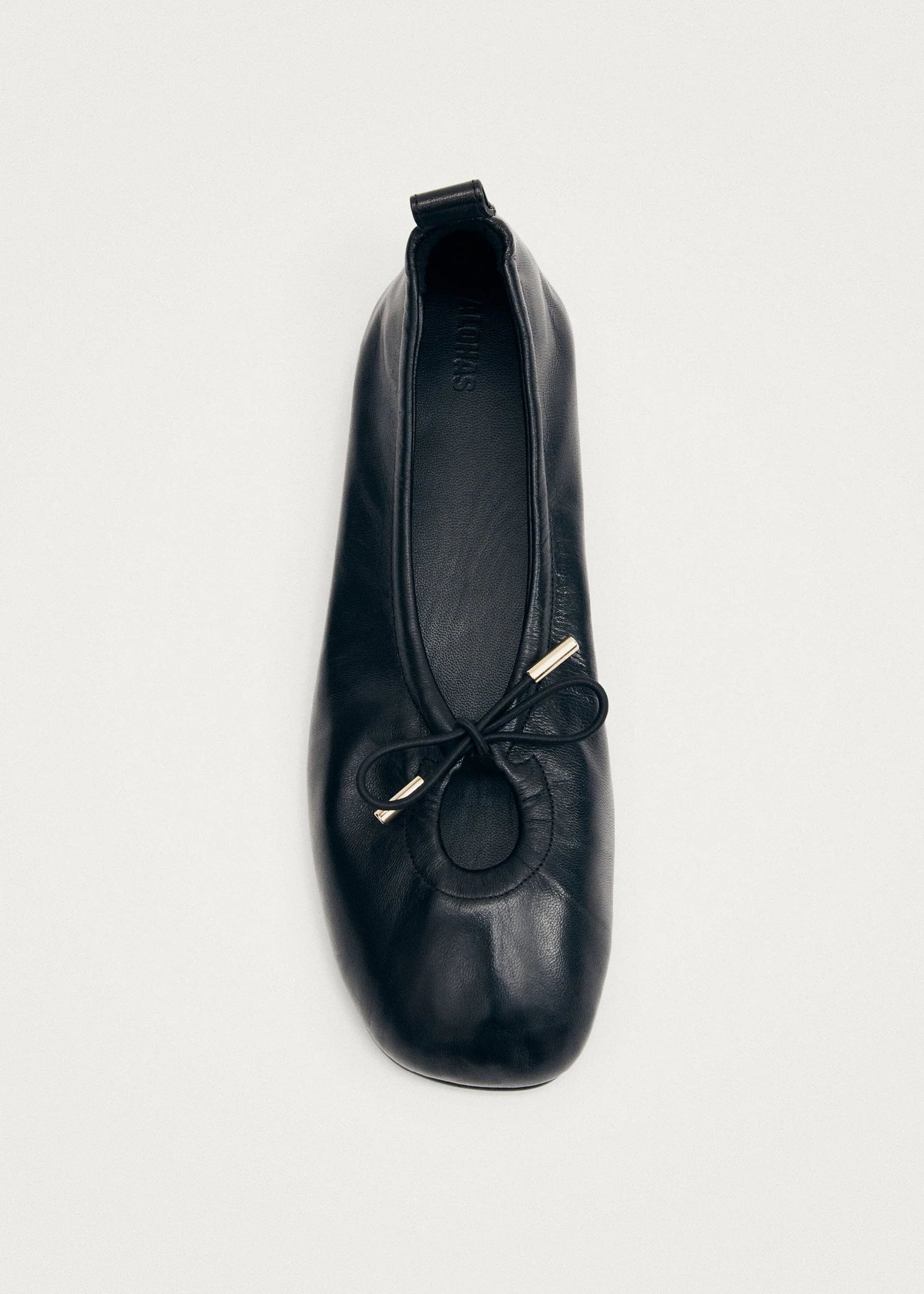 Rosalind Leather Ballet Flats - Black