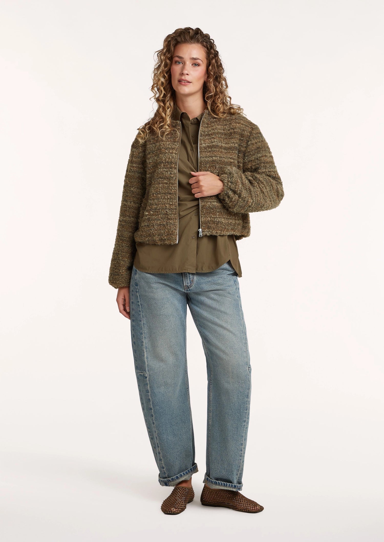 Rumi Jacke – Teak Melange