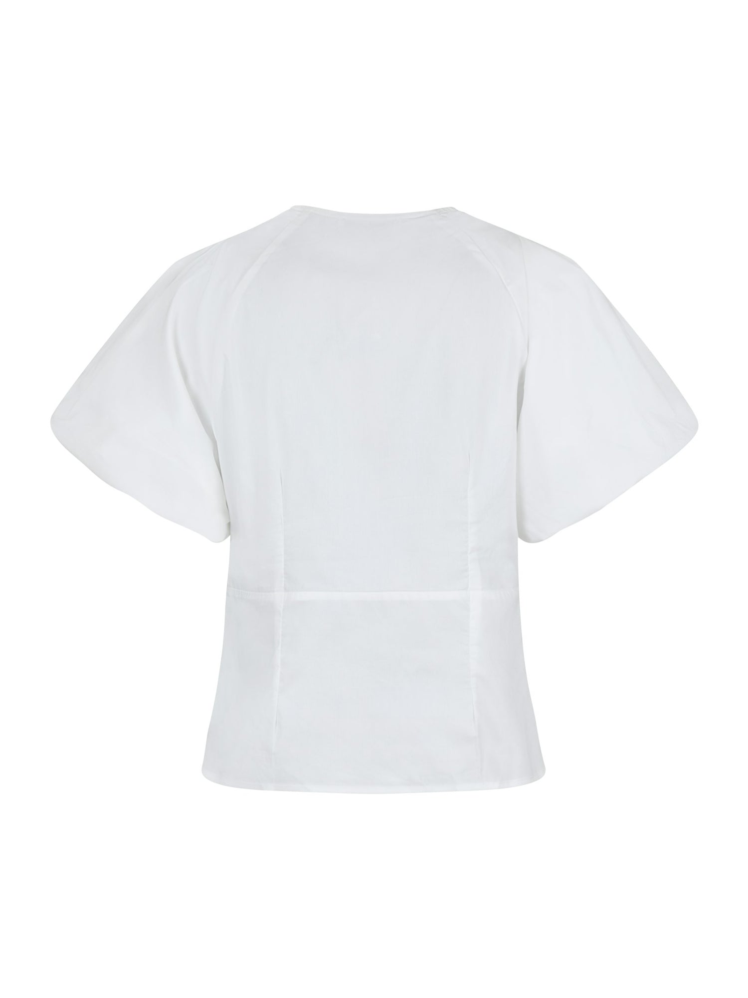 Irina Poplin Blouse - White