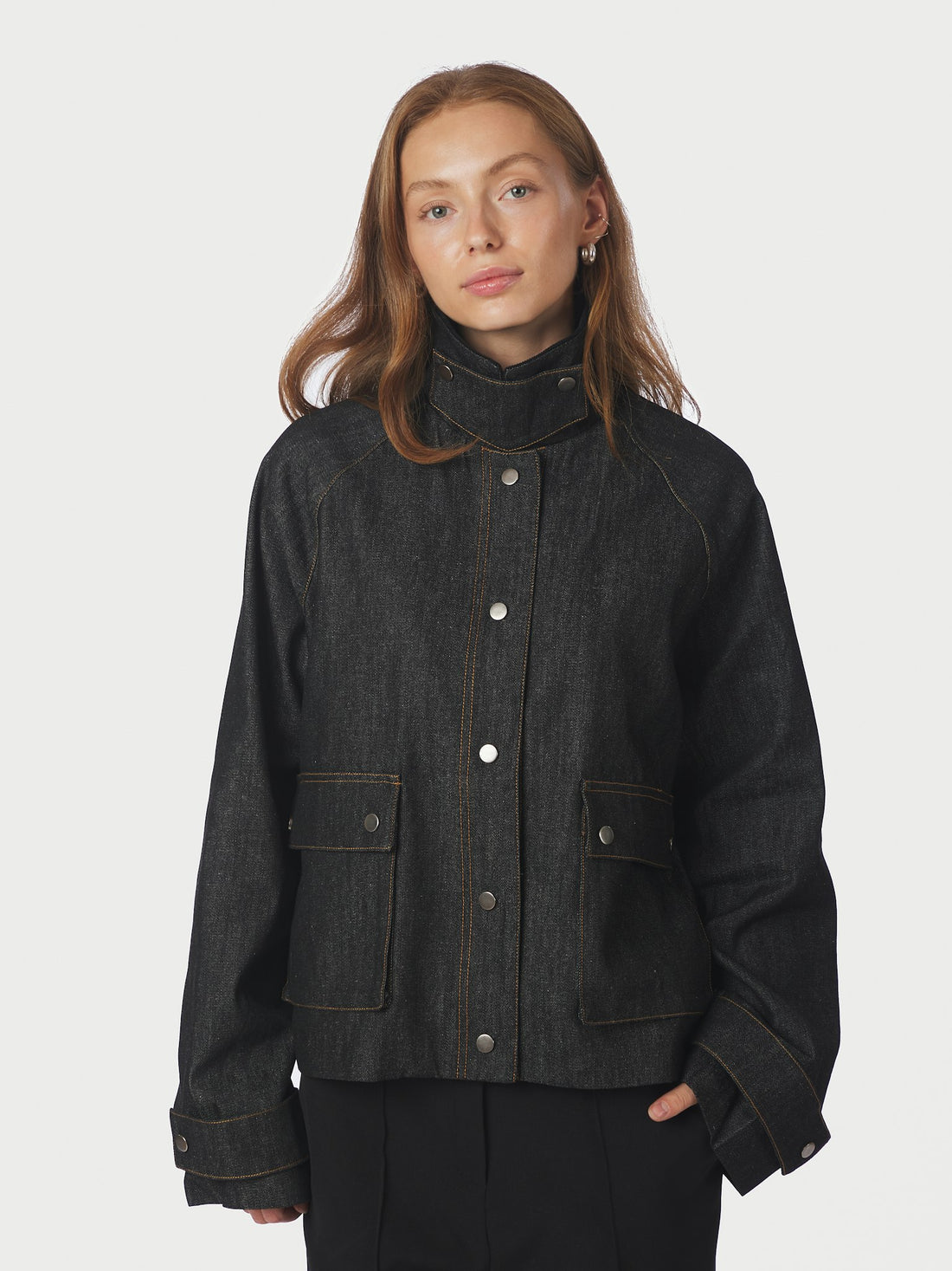 Vista Denim Cord Jacket - Dark Blue
