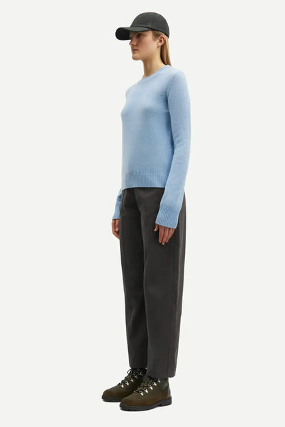 Charlotte knit sweater - 15010 - subdued blue