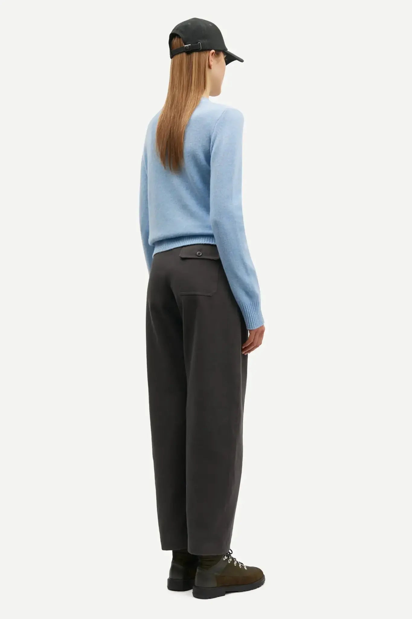 Charlotte knit sweater - 15010 - subdued blue
