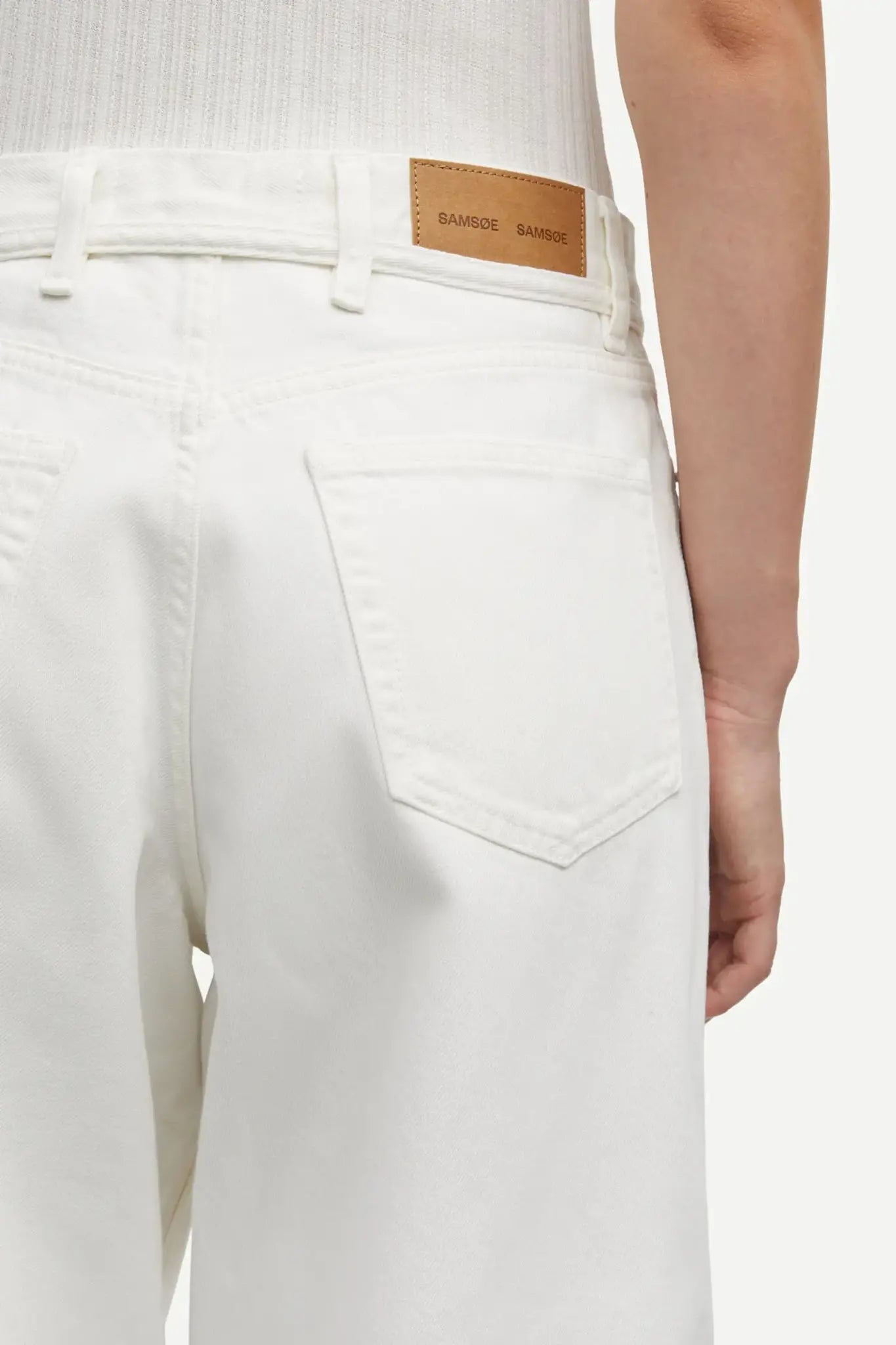Saharper Jeans Belt - White Rock