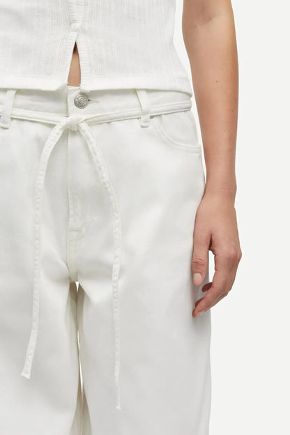Saharper Jeans Belt - White Rock
