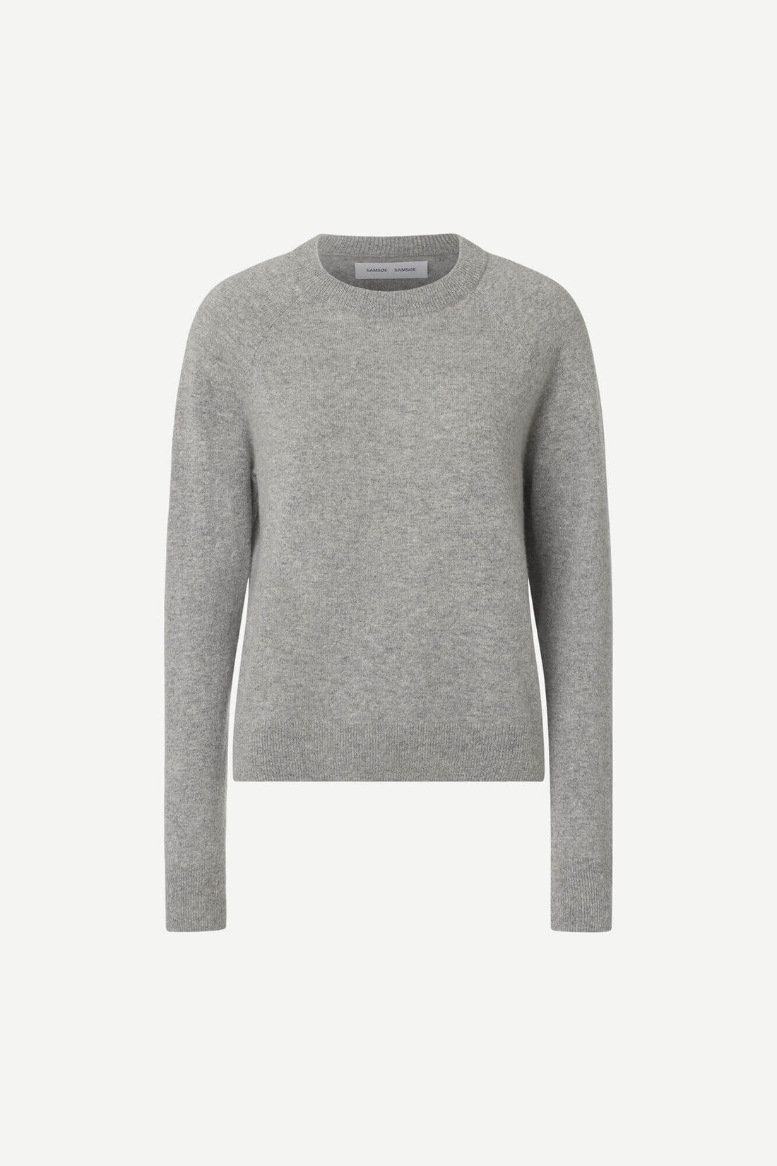 Boston o-neck - Grey melange