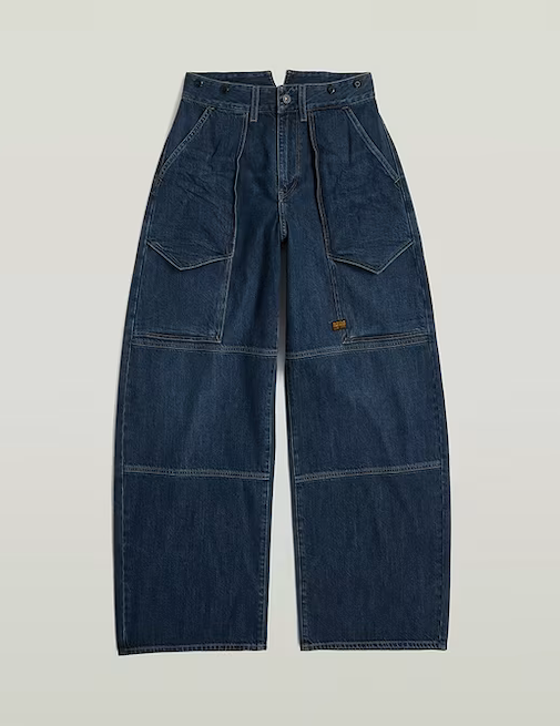Barrel Utility High Loose - Worn in Sentry Blue