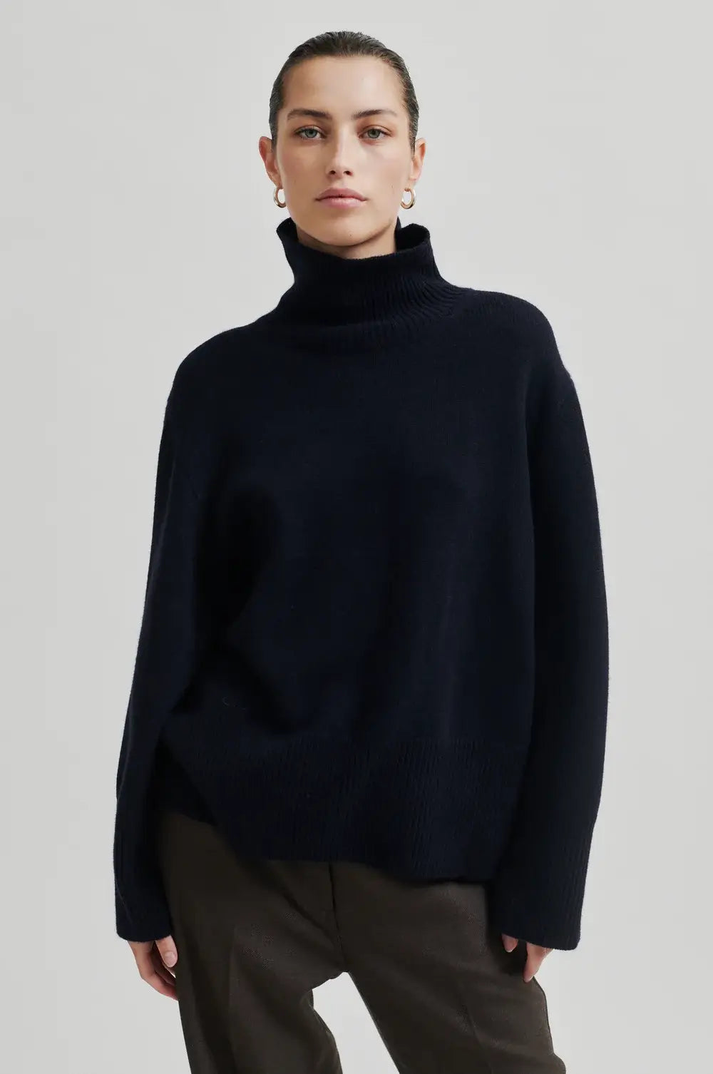 Alpha Knit T - Neck - Night Sky