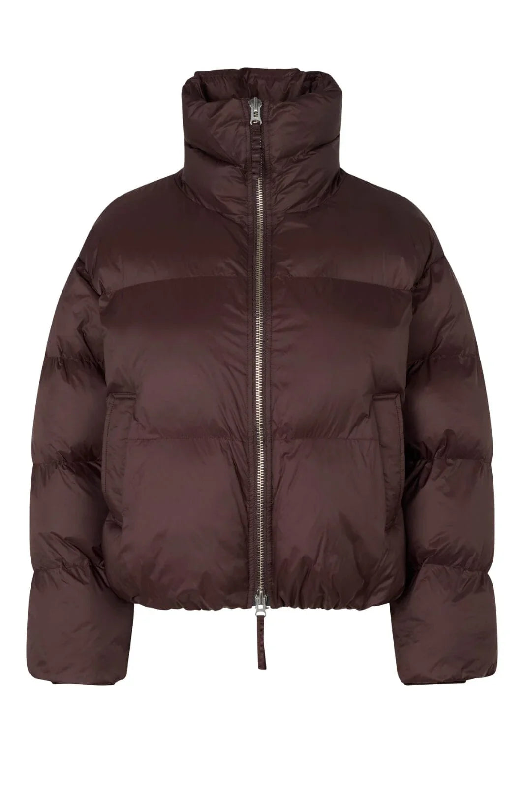 Riya Puffer jacket - Chocolate Plum