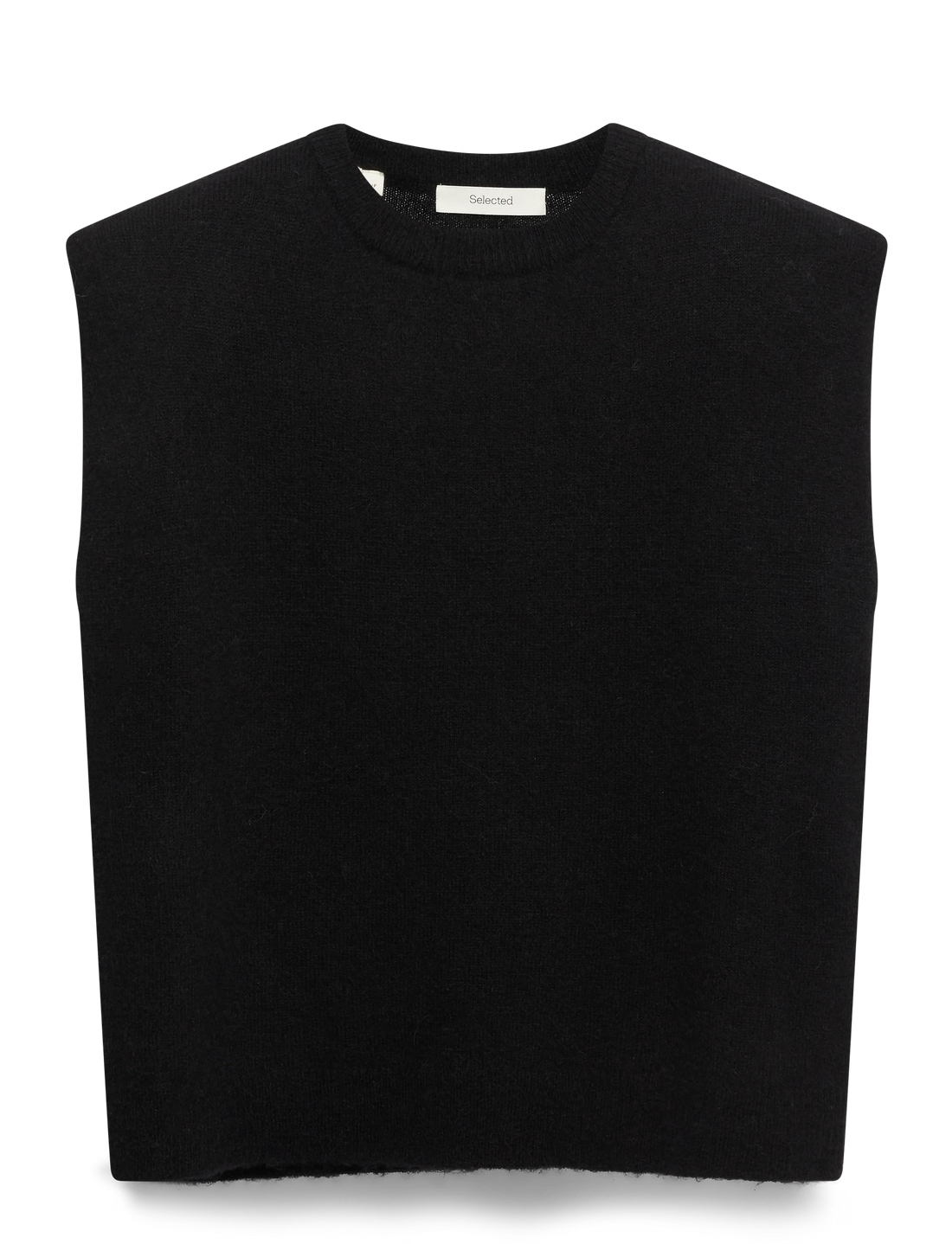 Slflulu sl knit vest - Black