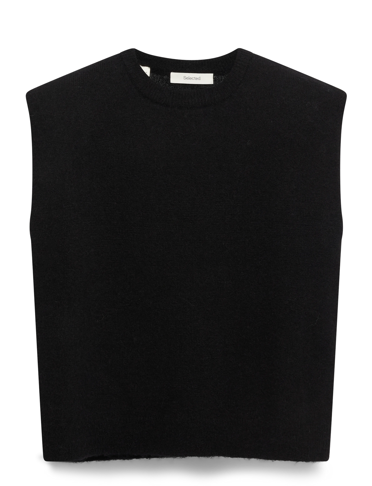 Slflulu sl knit vest - Black