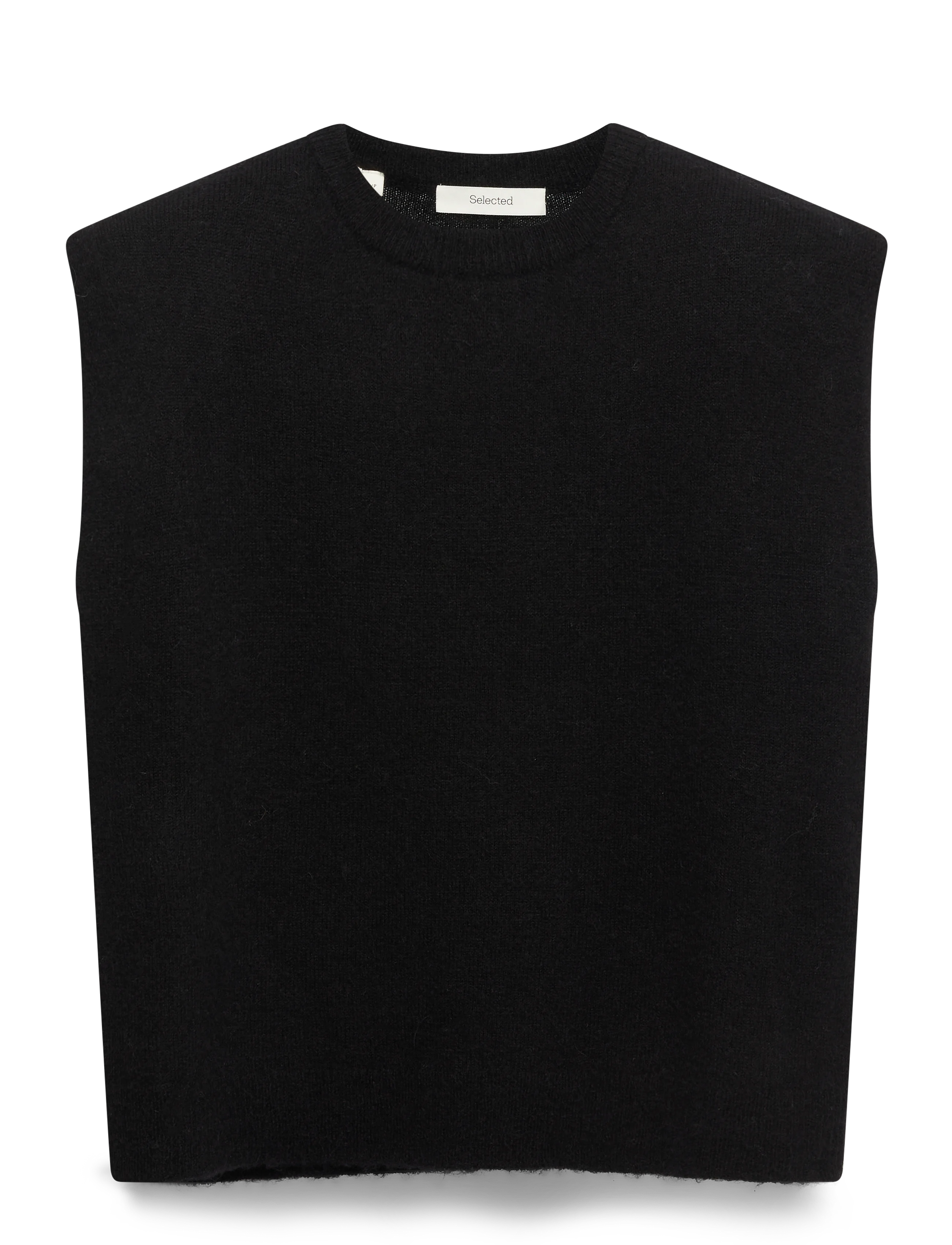 Slflulu sl knit vest - Black