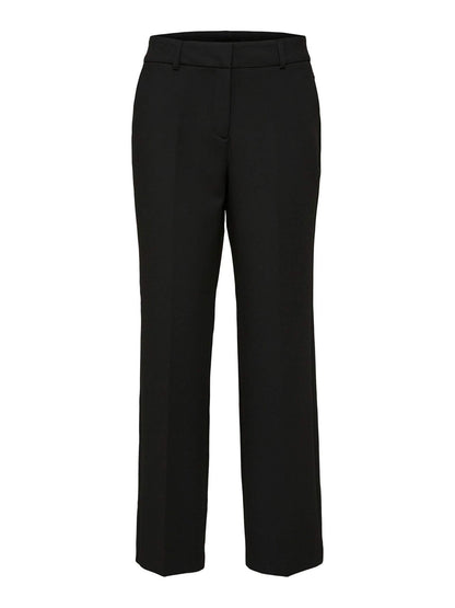SLFRITA MW WIDE PANT - Black
