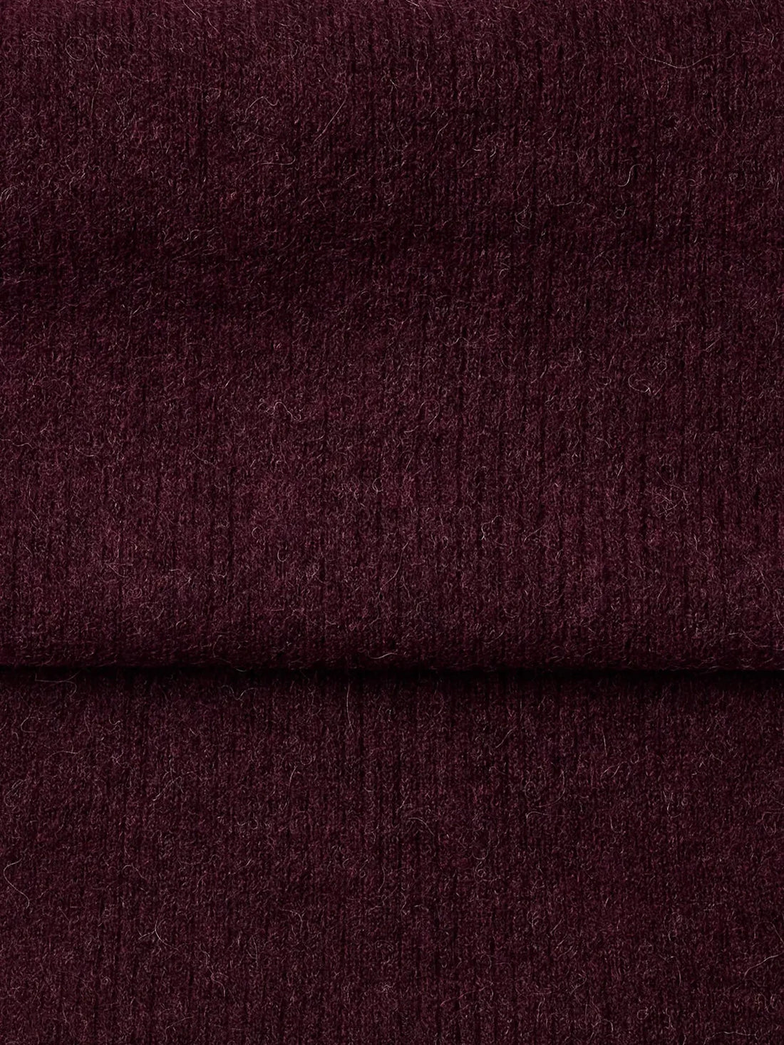 SLFLulu Woolblend Narrow Knit Scarf - Fig Melange