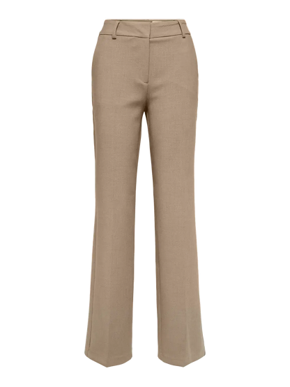 SLFRITA MW WIDE PANT - Camel