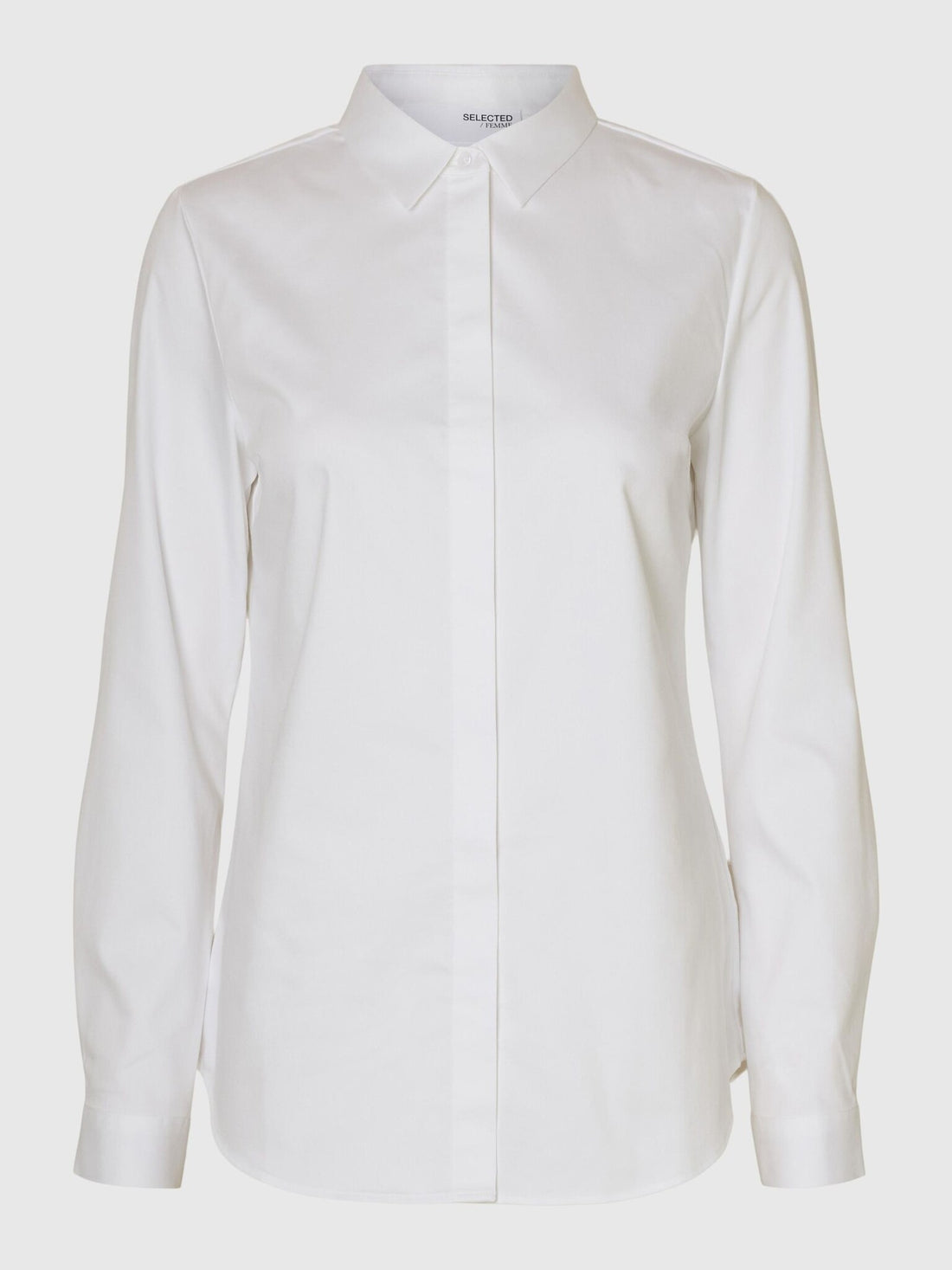Romie ls fitted shirt noos - Bright Wite