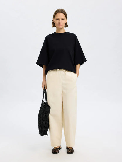 SLFJuma HW Loose Barrel Pant - Birch