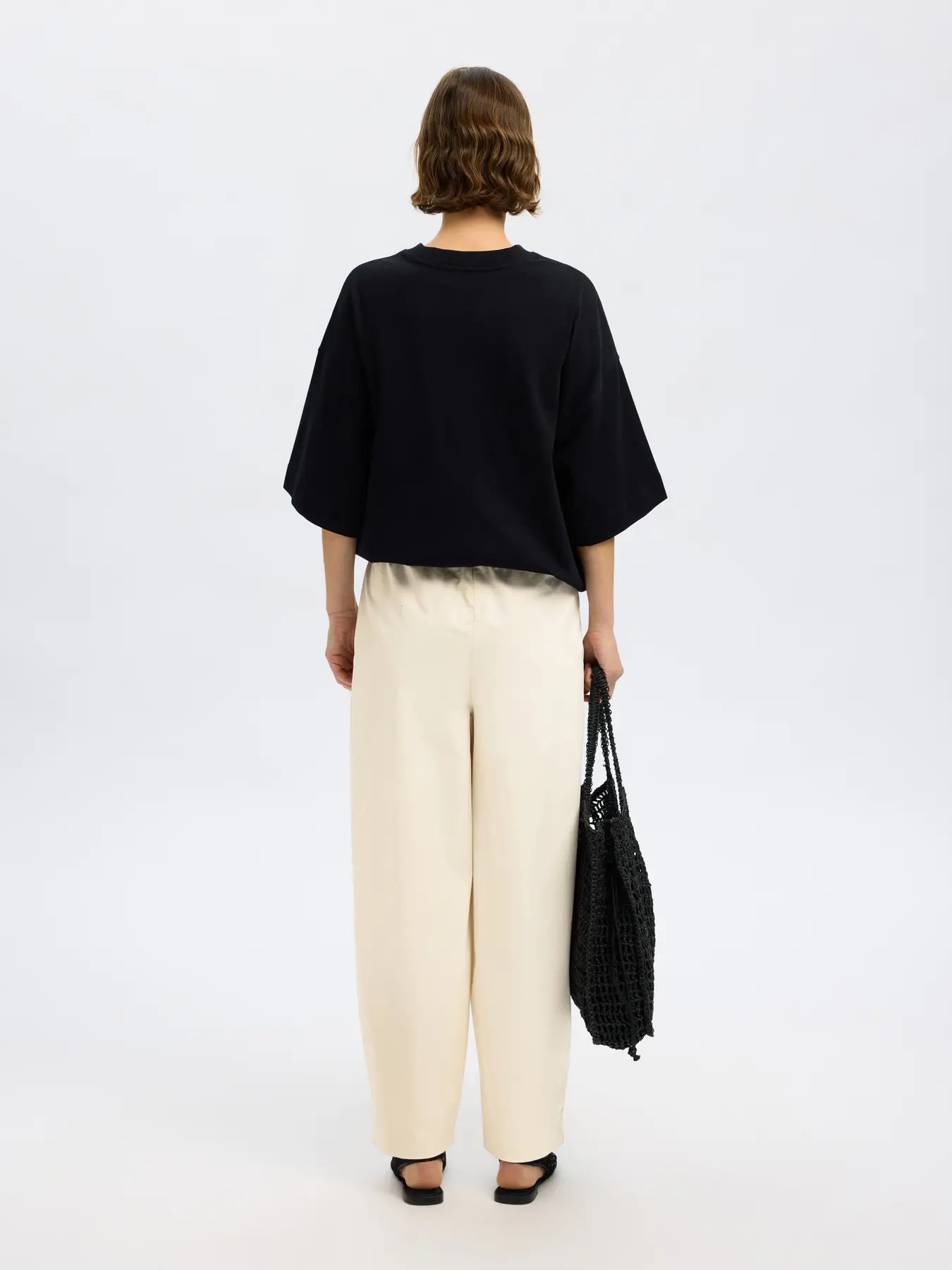 SLFJuma HW Loose Barrel Pant - Birch