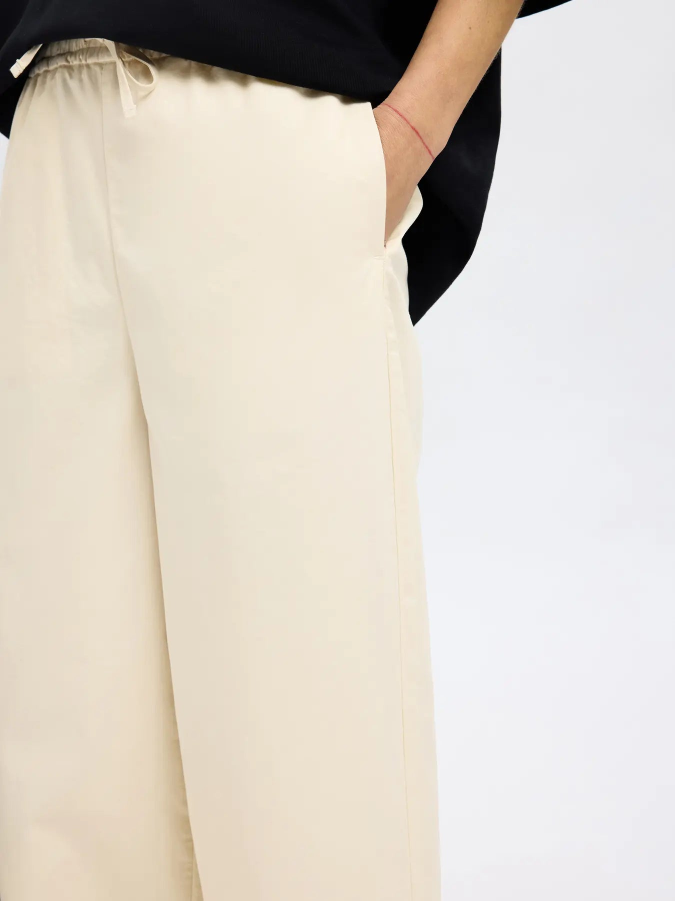 SLFJuma HW Loose Barrel Pant - Birch