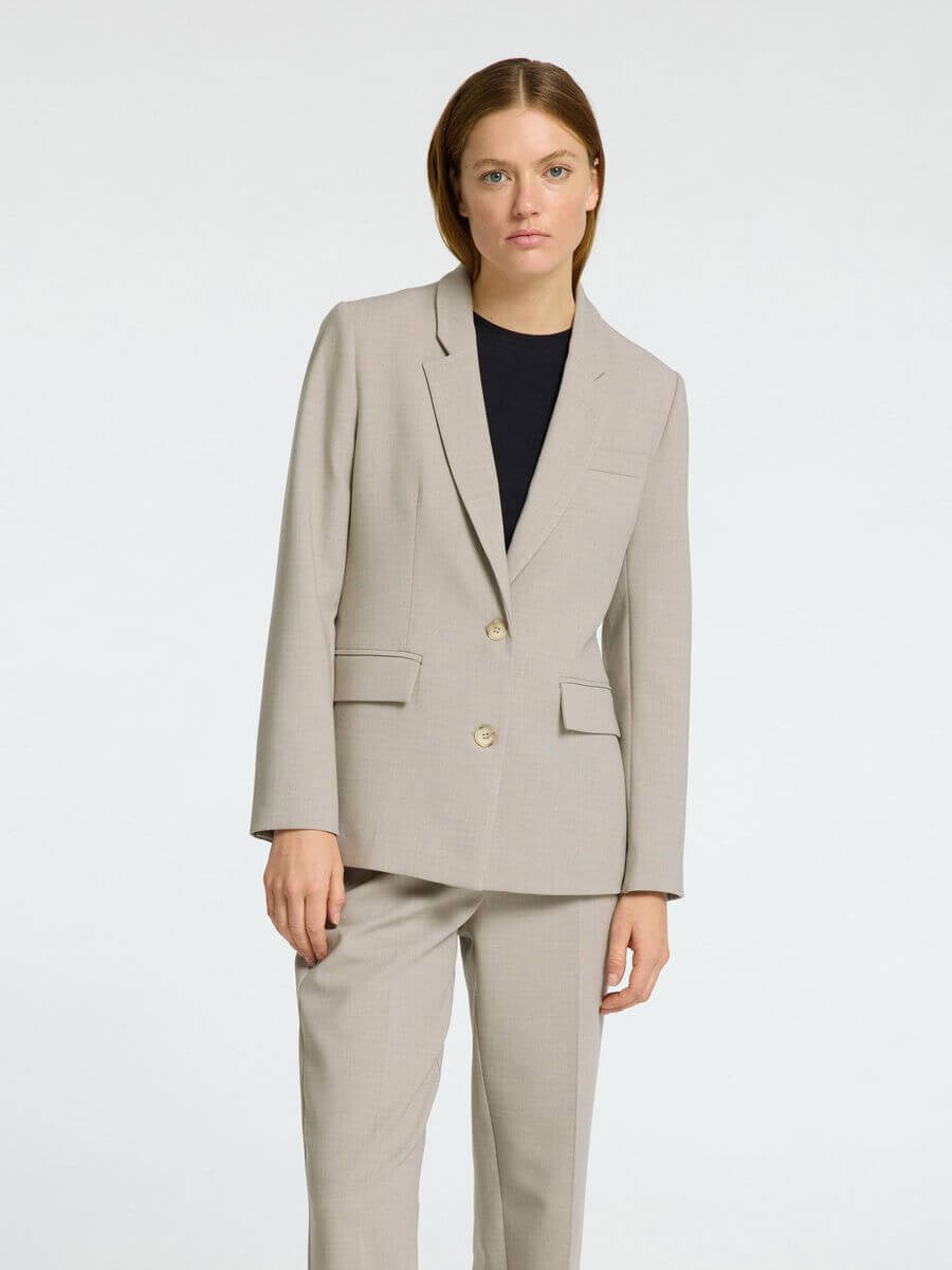 SLFRITA LS CLASSIC BLAZER MEL NOOS - Island Fossil
