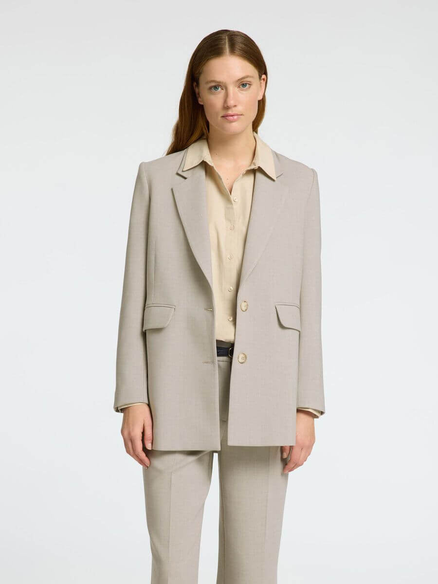 SLFRITA LS RELAXED BLAZER MEL NOOS - Island Fossil