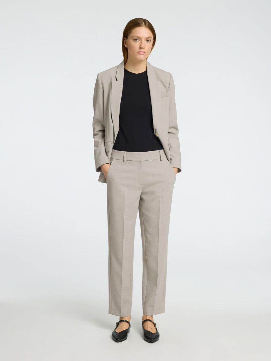 SLFRITA - RIA MW CROP PANT MEL NOOS - Island Fossil