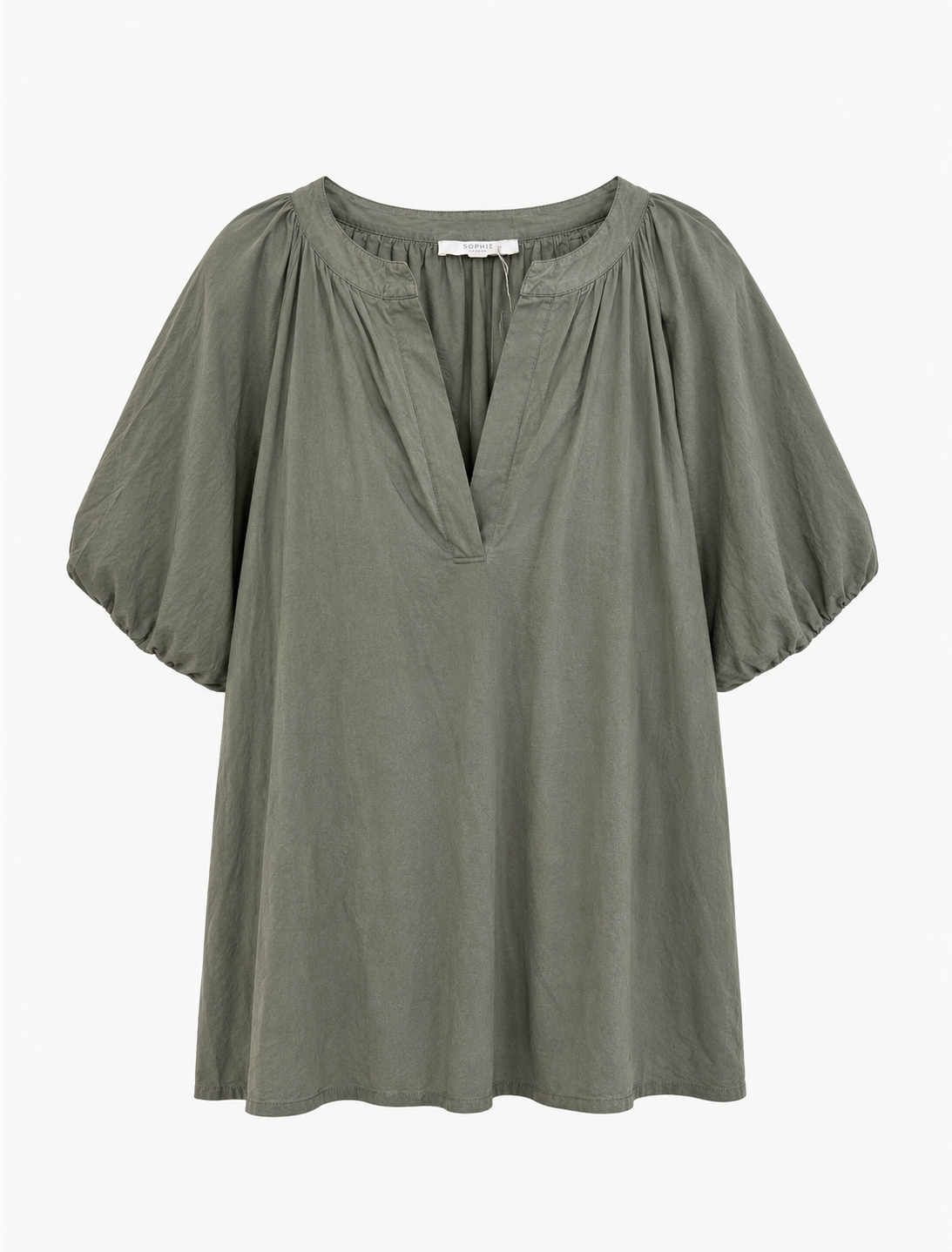 Short Summer Dress - Sage green