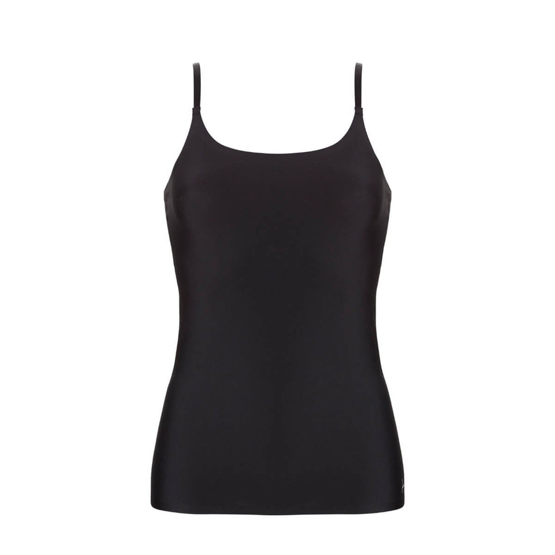 Secrets spaghetti top shape Black