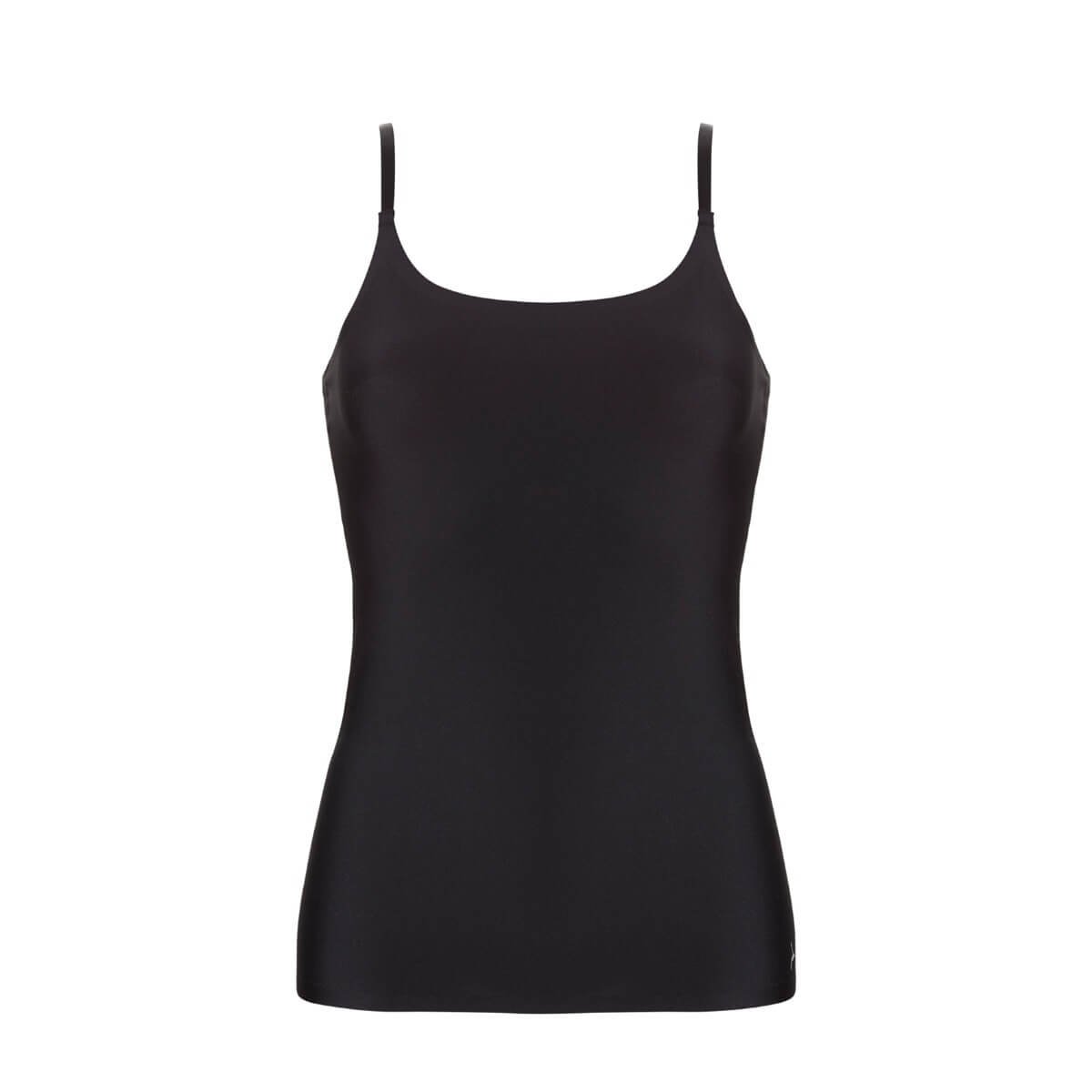 Secrets spaghetti top shape Black