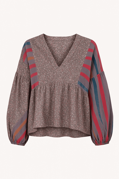 Bibi Baloon Silk Top -  no. 107
