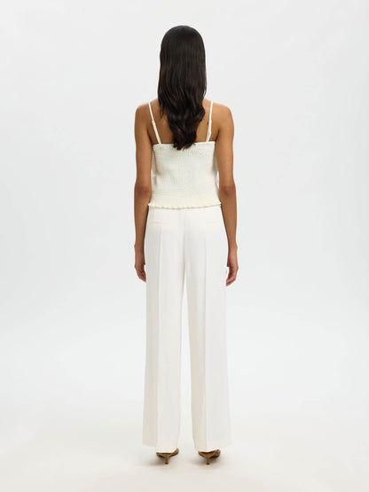 SLFExtra Wide Ellie HW Pant - Egret
