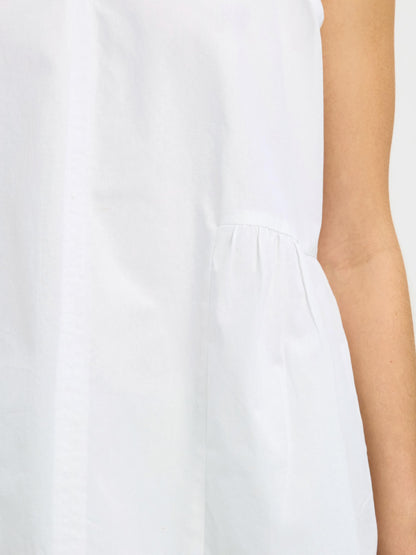 SLFblair SL V-Neck Peplum Top - Bright White