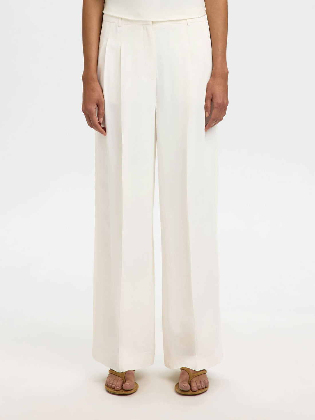 SLFExtra Wide Ellie HW Pant - Egret
