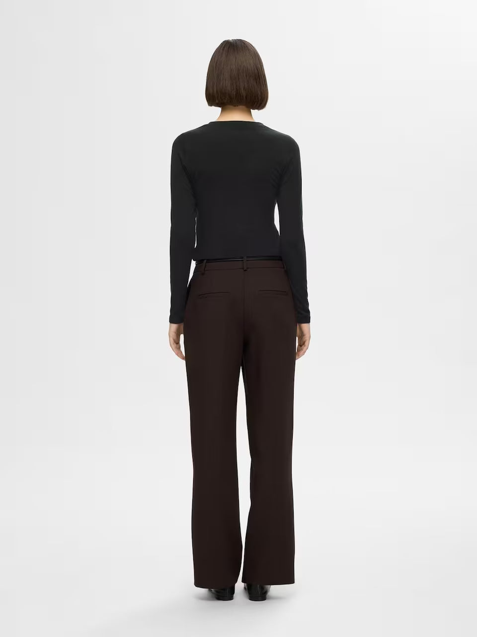 SLFmanja LS O-neck Noos - Black