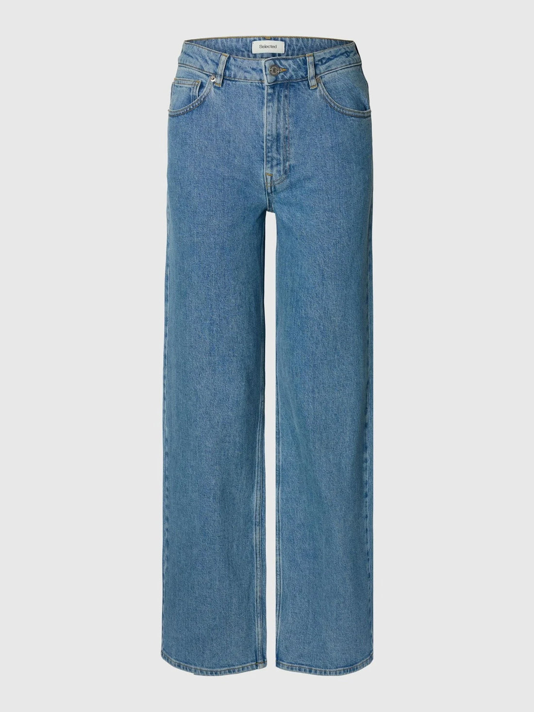 SLFwide Bea-Kori Skyblue - Light Blue Denim