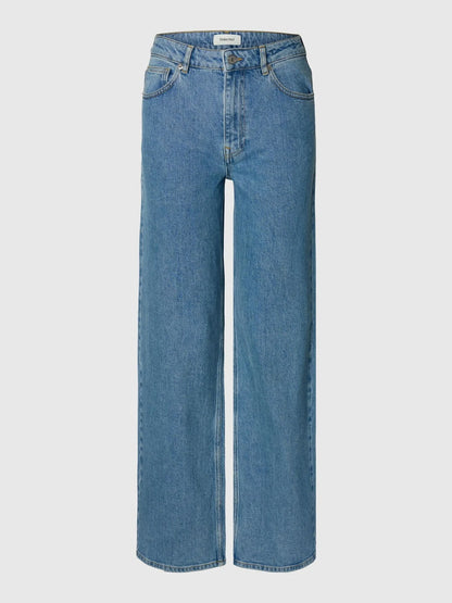 SLFwide Bea-Kori Skyblue - Light Blue Denim
