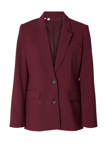 SLFRita LS Classic Blazer Mel - Tawny Port Mel.