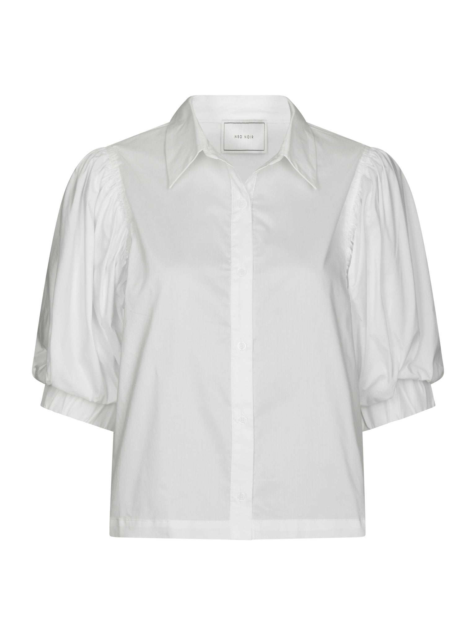 Etta Poplin Shirt - White