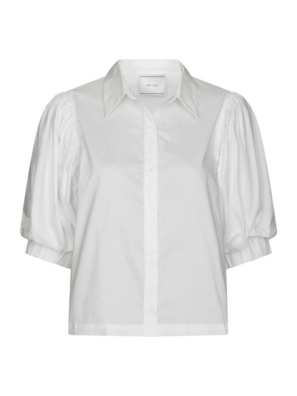 Etta Poplin Shirt - White