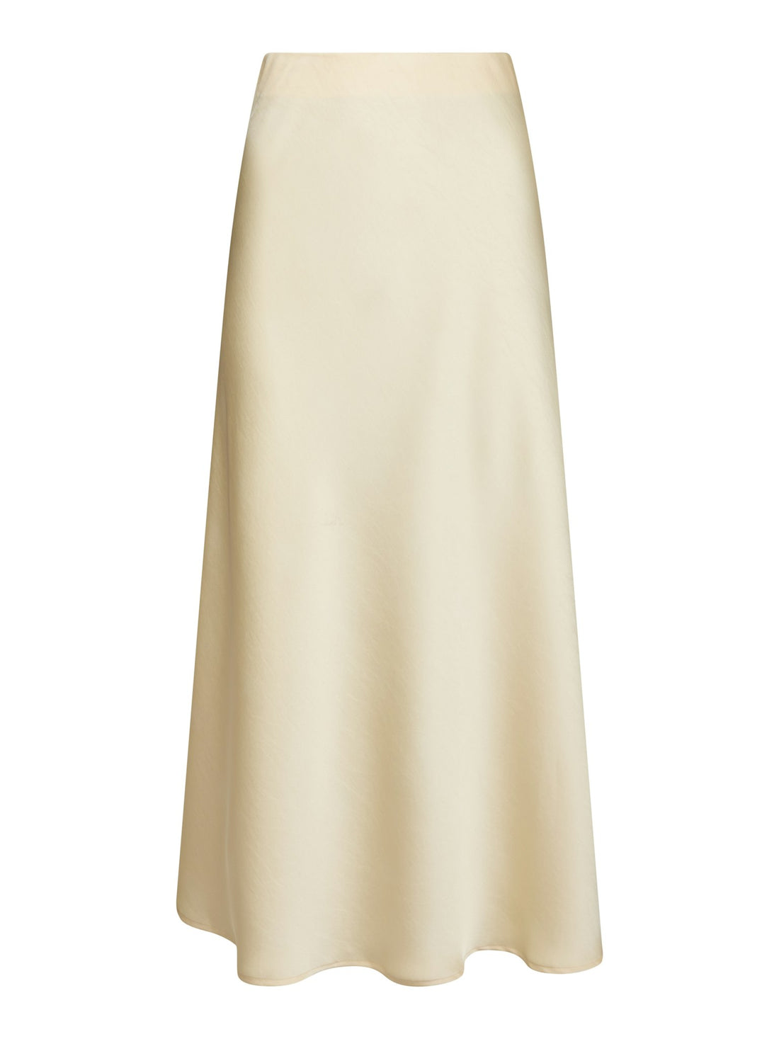 Vicky Heavy Sateen Skirt - Light Yellow