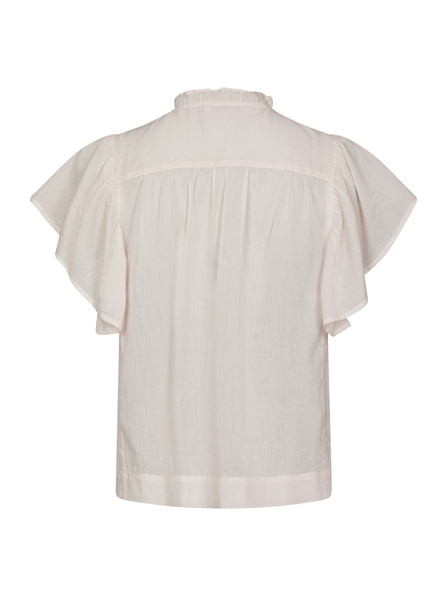 Vinsa S Voile Top - Light Pink