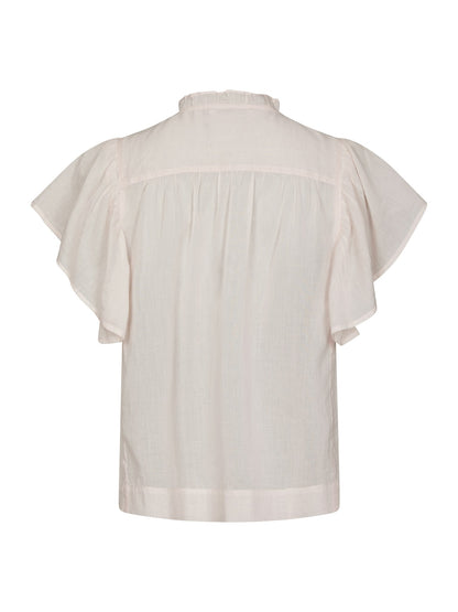 Vinsa S Voile Top - Light Pink
