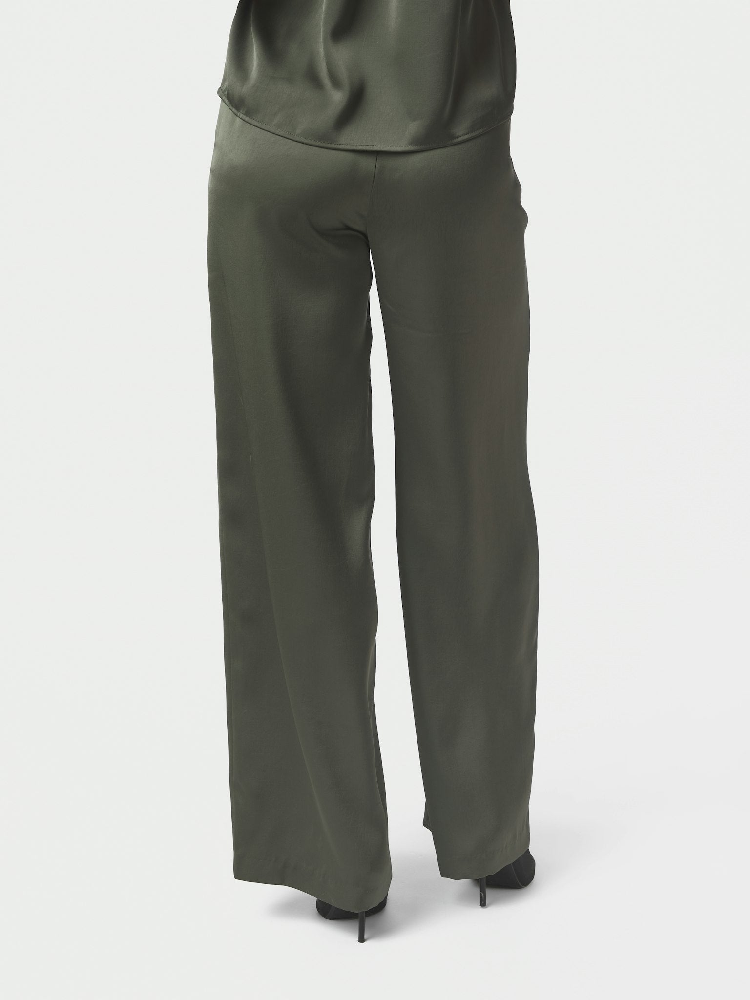 Emmett Heavy Sateen Pants - Deep Green