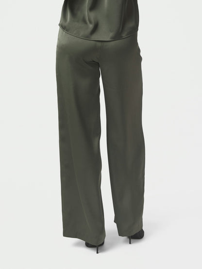 Emmett Heavy Sateen Pants - Deep Green