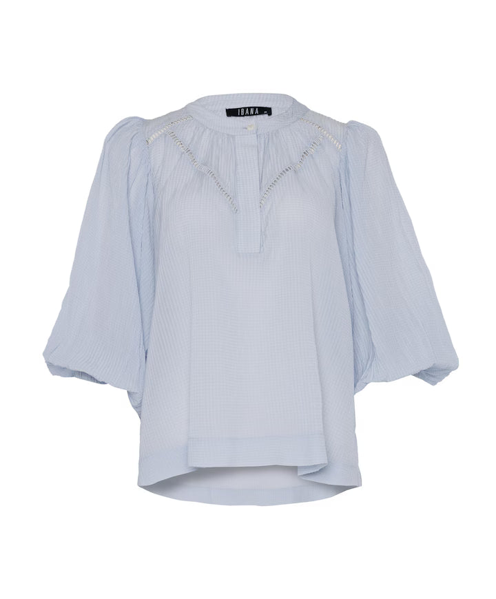 Tanis Blouse - Violetta Blue
