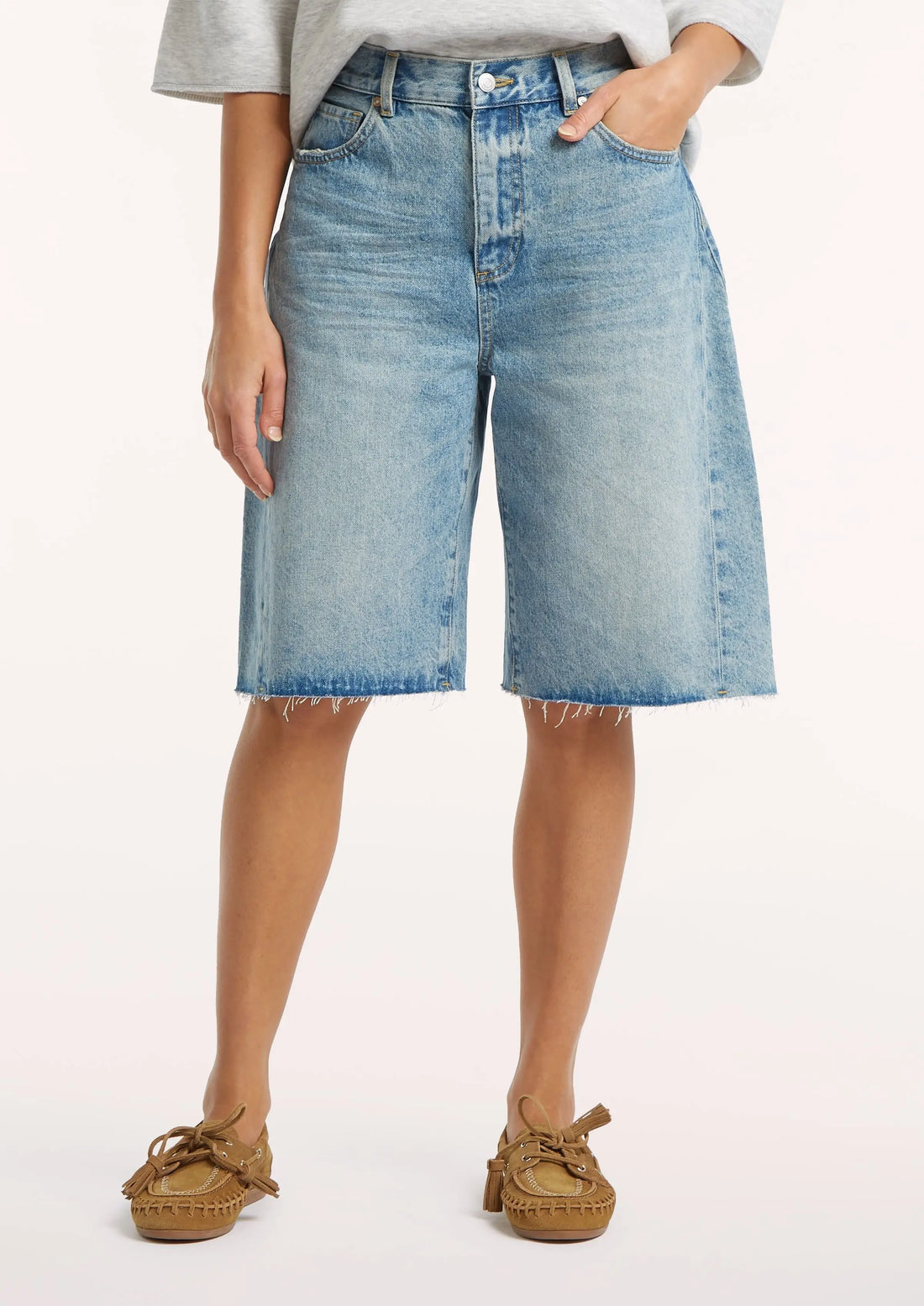 Tatum Short - Sea Note Blue Wash