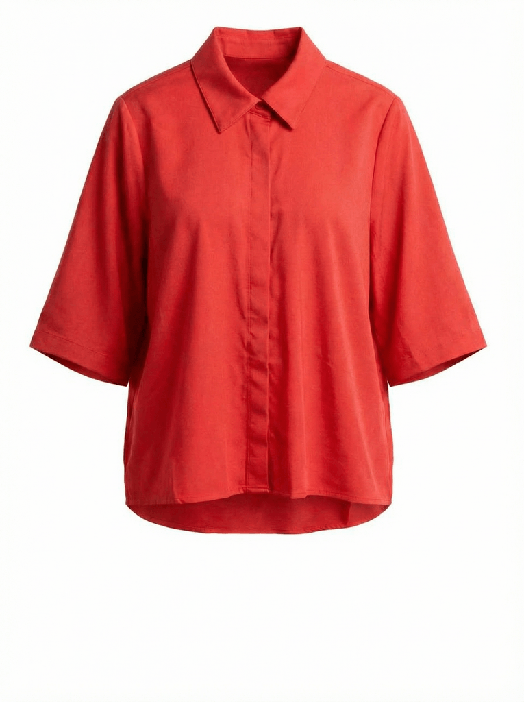 Alijah Blouse Rnbw - Down Red