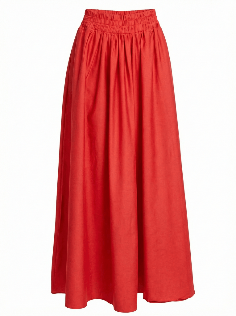 Aylin Skirt - Down Red