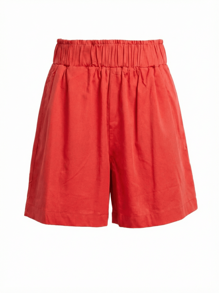 Defne Shorts - Down Red